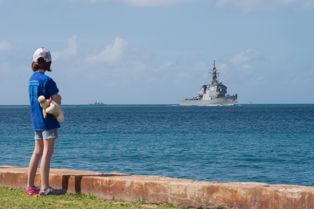 International Ships Arrive At JBPHH For RIMPAC 2016