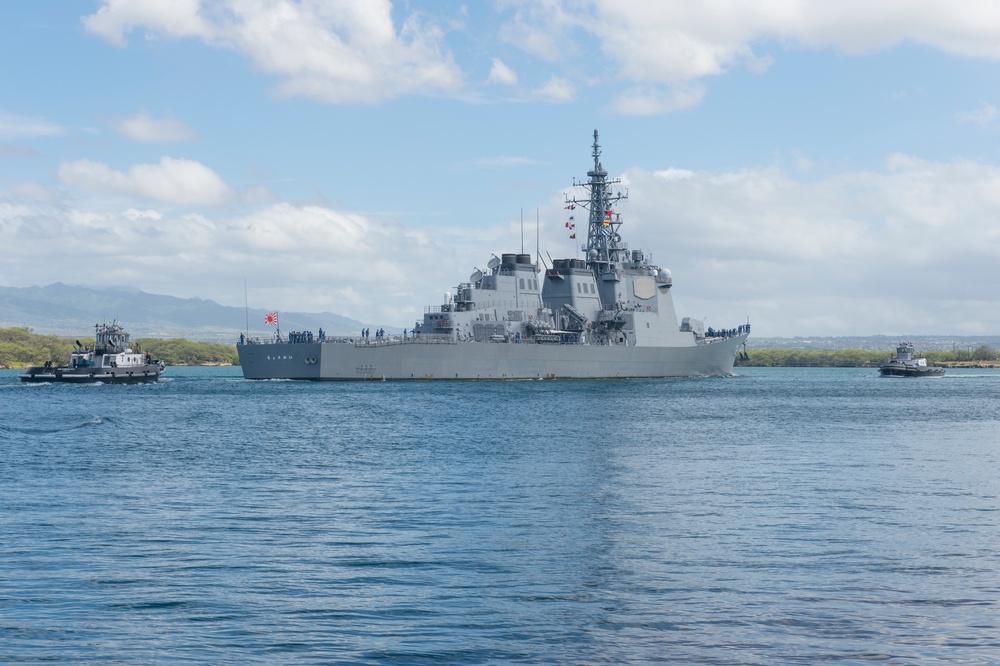 International Ships Arrive At JBPHH For RIMPAC 2016