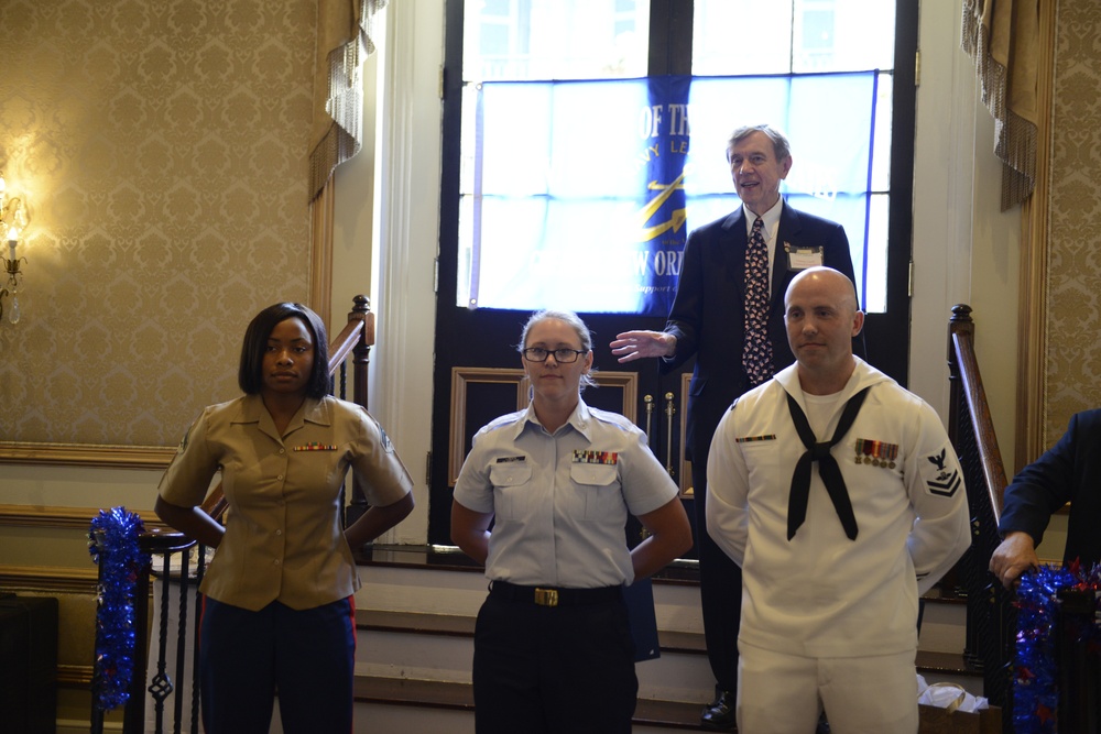 Coast Guardsman's achievements recognized by the Greater New Orleans Navy League