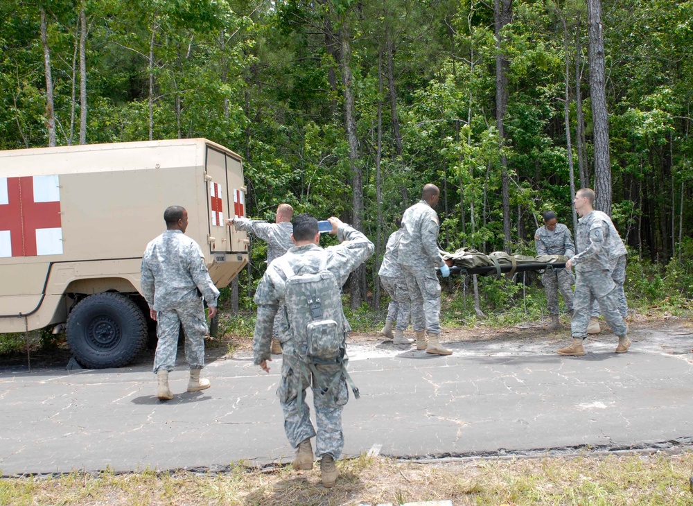 NCNG Medics evaluate Combat Casualties