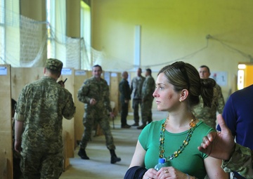 Staff delegation visits Ukraine