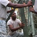Charlie 9 BEB Soldiers raise 30-meter mast