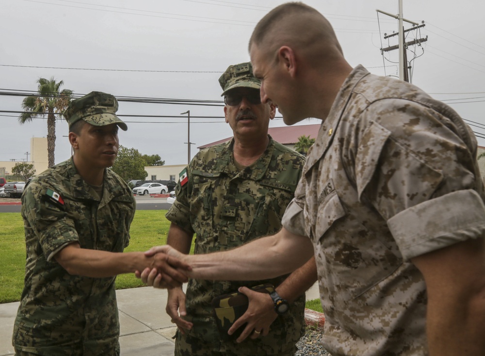 The U.S. Marine Corps welcomes members from the ARM Usumacinta A-412