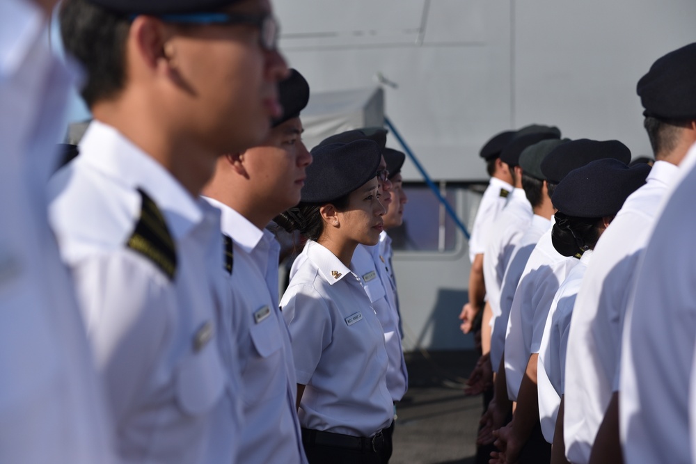 RSS Steadfast celebrates Singapore Armed Forces Day