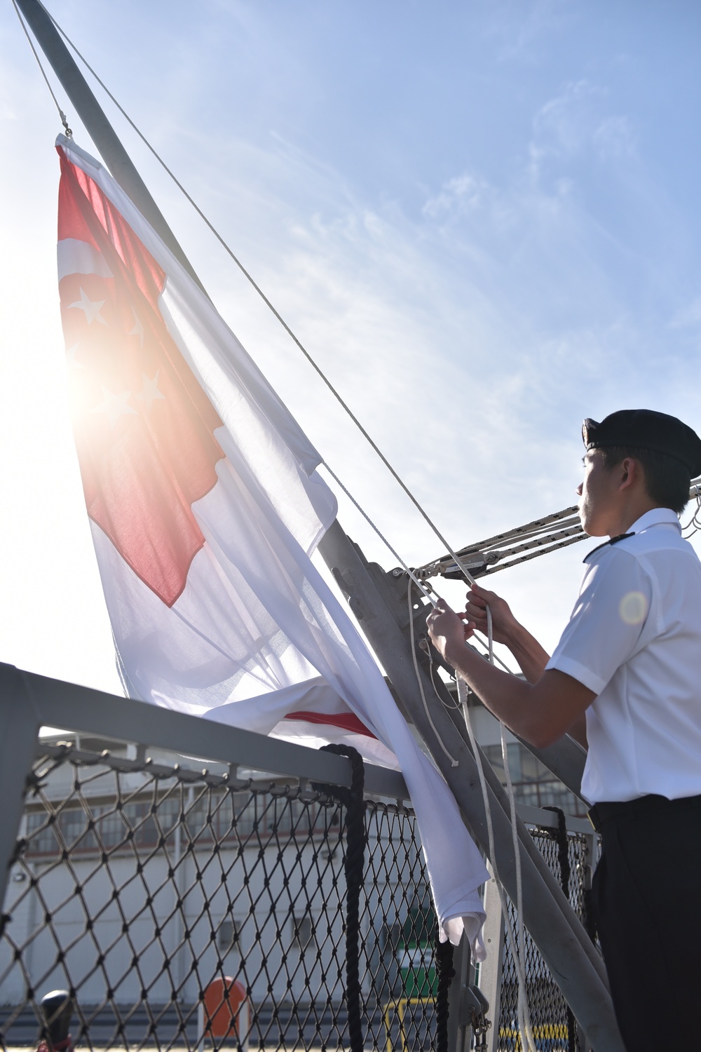 RSS Steadfast celebrates Singapore Armed Forces Day