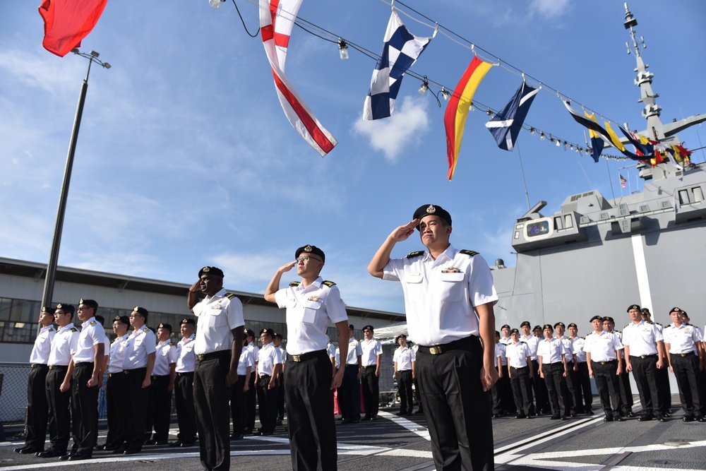 RSS Steadfast celebrates Singapore Armed Forces Day