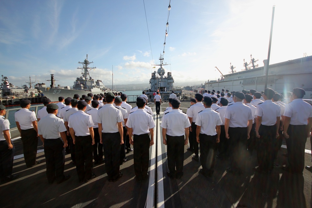 RSS Steadfast celebrates Singapore Armed Forces Day