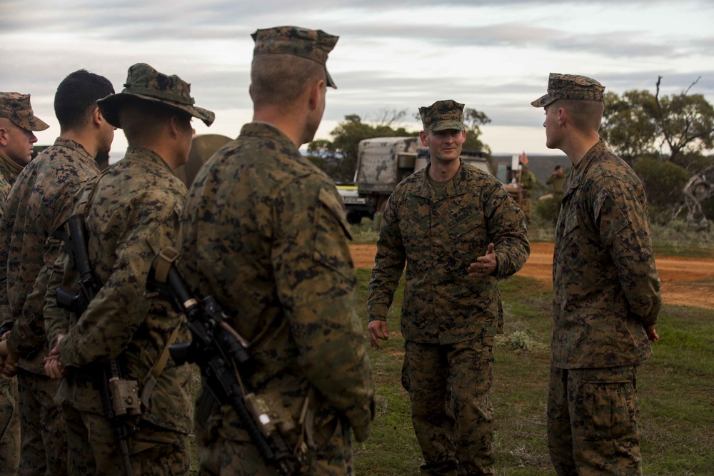 Field promotion during Exercise Hamel
