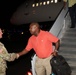Miami Marlins arrive at Fort Bragg