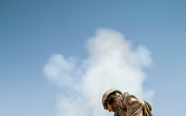 13th MEU Marines put their mortars up