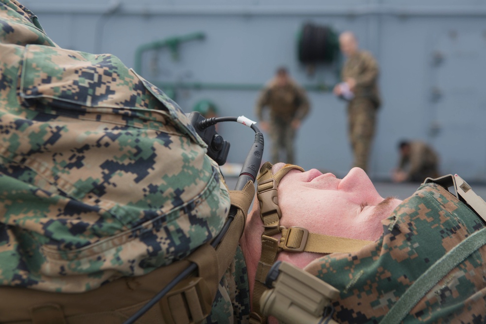 22nd MEU Marines and Sailors Conduct TCCC