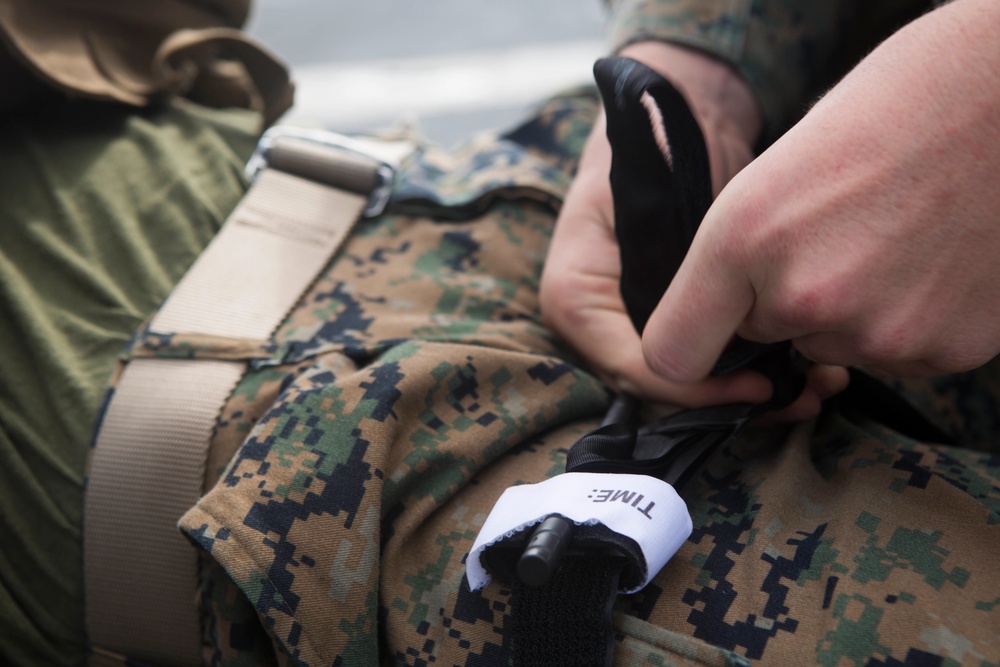 22nd MEU Marines and Sailors Conduct TCCC