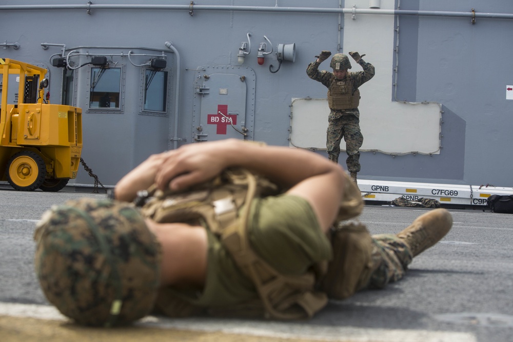 22nd MEU Marines and Sailors Conduct TCCC