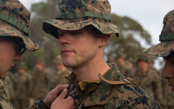 Field promotion during Exercise Hamel
