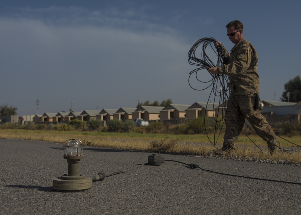 JAF CE: Tech. Sgt. Spotts repairs EALS