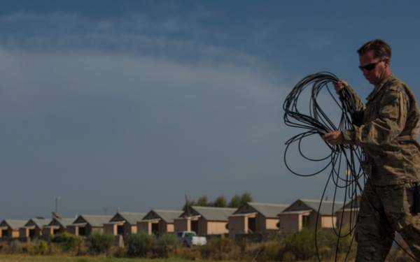 JAF CE: Tech. Sgt. Spotts repairs EALS