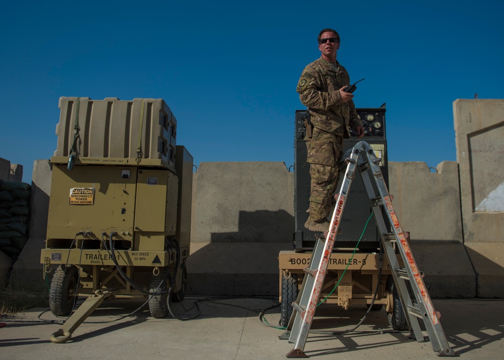 JAF CE: Tech. Sgt. Spotts repairs EALS