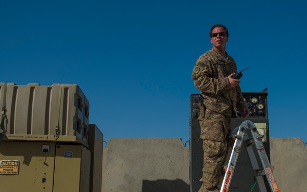 JAF CE: Tech. Sgt. Spotts repairs EALS