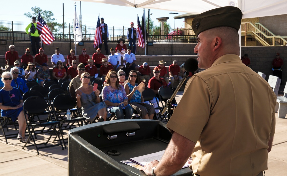 Salute to Independence Day: Lt. Col. Swift Speaks at Flag Raising Ceremony Hosted by the Caballeros de Yuma