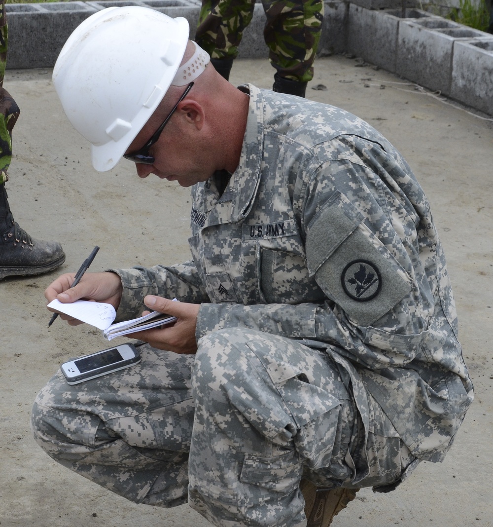 1312th Engineer Detachment, Alabama Army National Guard Performs in Romania