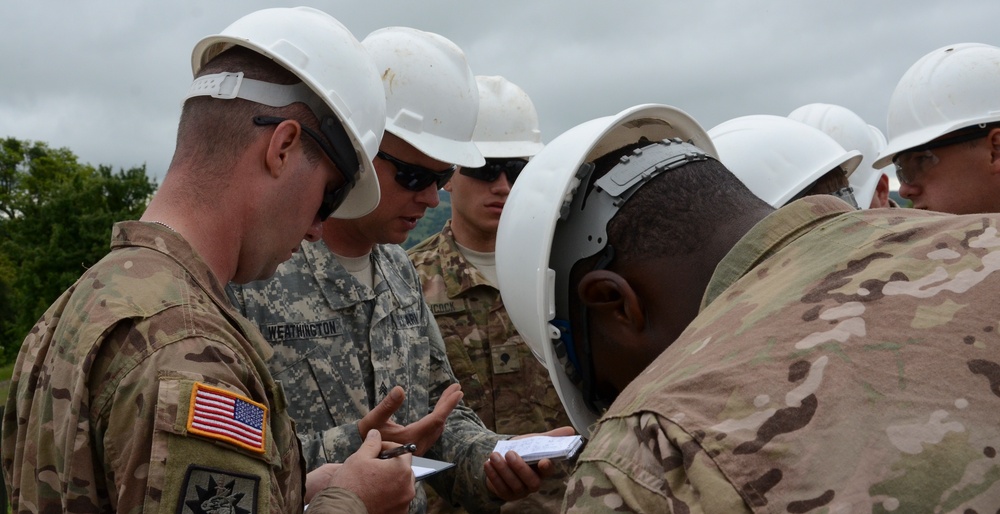 1312th Engineer Detachment, Alabama Army National Guard Performs in Romania