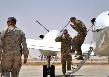 Al Asad Air Base progress impresses Air Force MG
