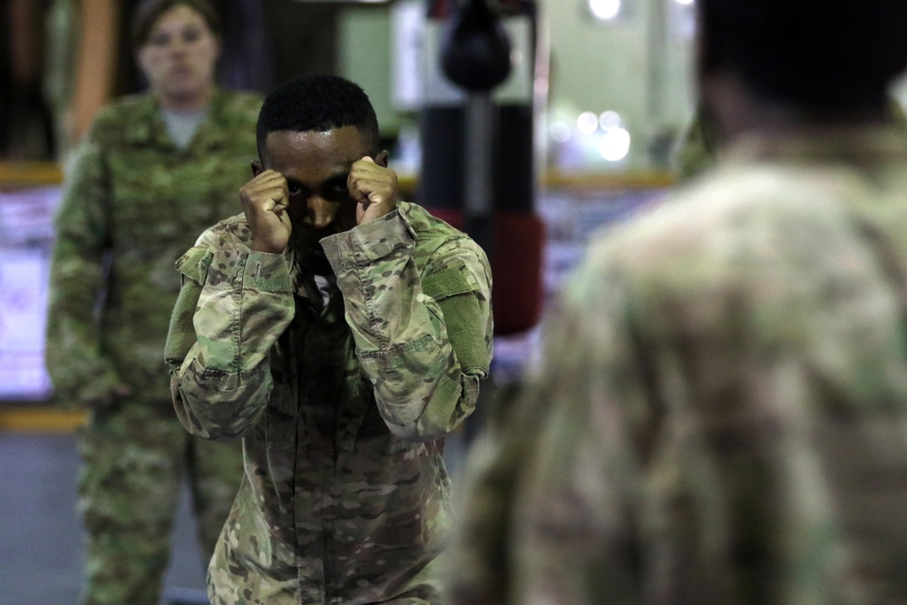 Soldiers at Camp Arifjan find resilience in combatives
