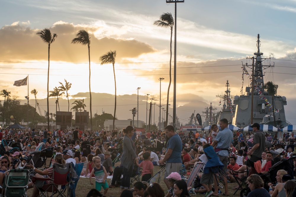 4th of July celebration during Rim of the Pacific 2016.