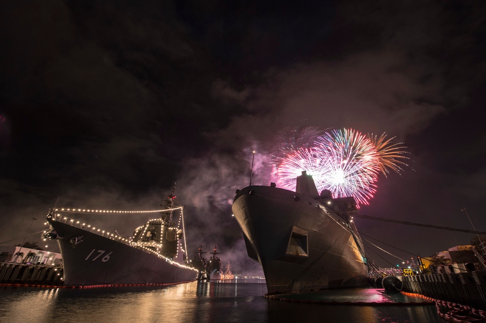 4th of July celebration during Rim of the Pacific 2016.