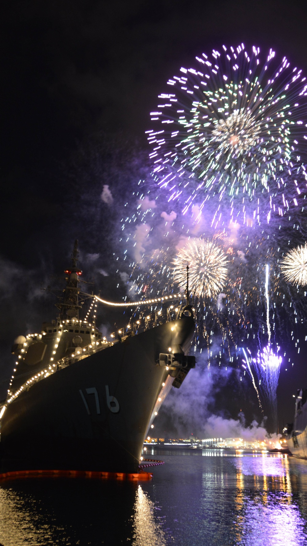 RIMPAC 2016 FIREWORKS