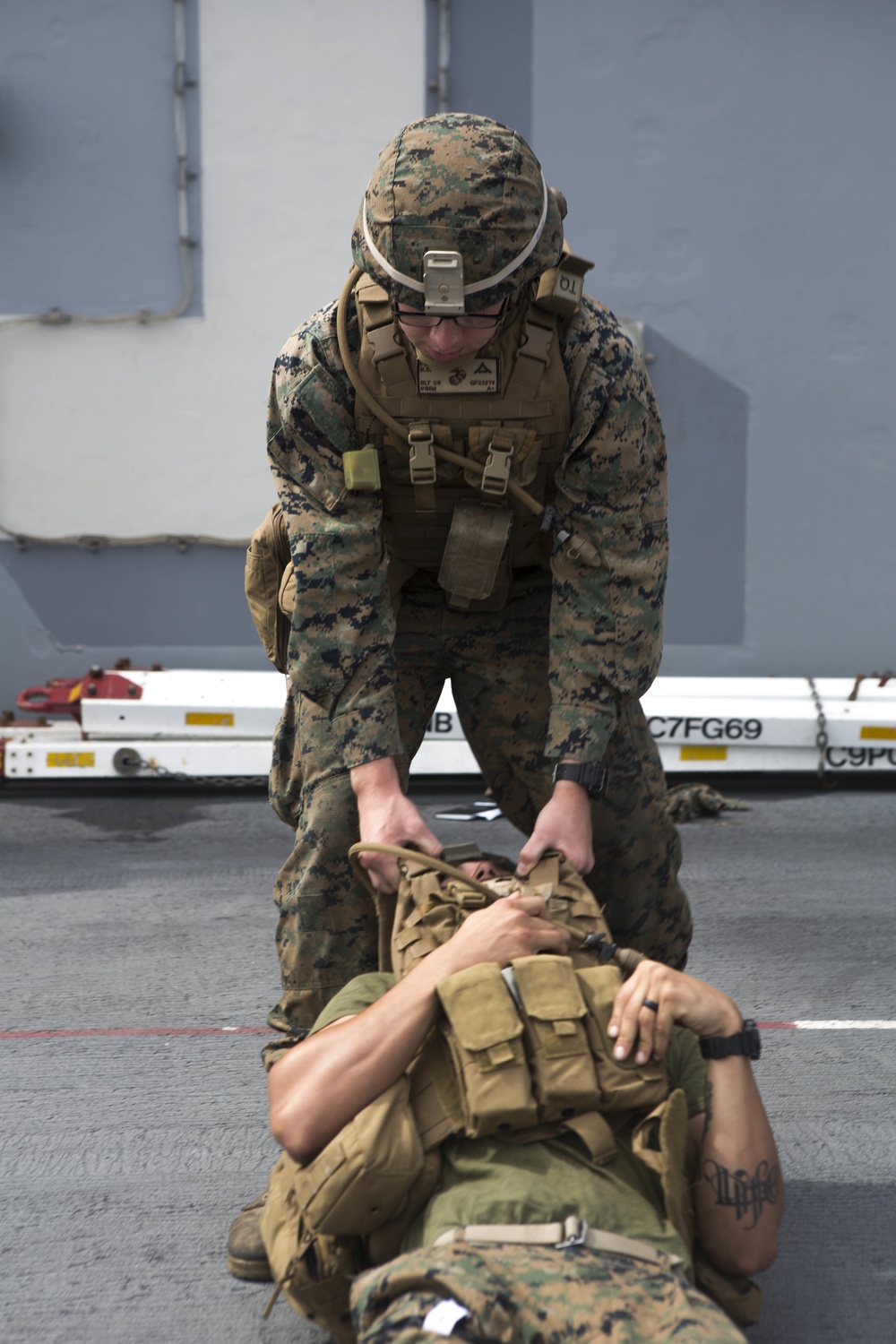 22nd MEU Marines and Sailors Conduct TCCC