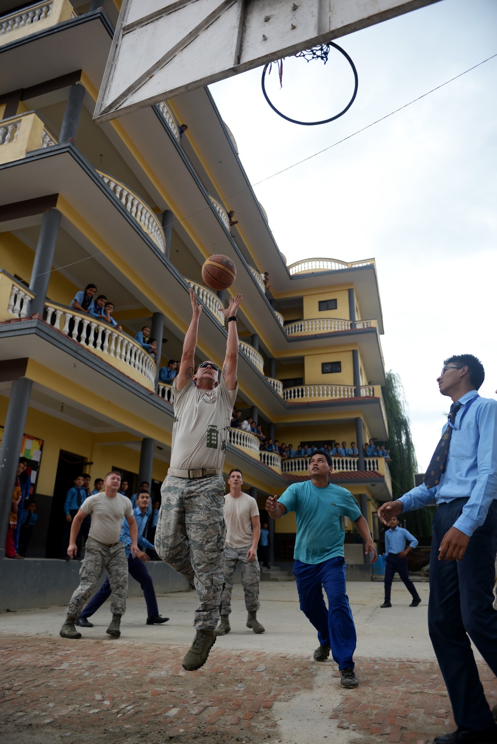 Community day connects Andersen Airmen, Nepali children on July 4th