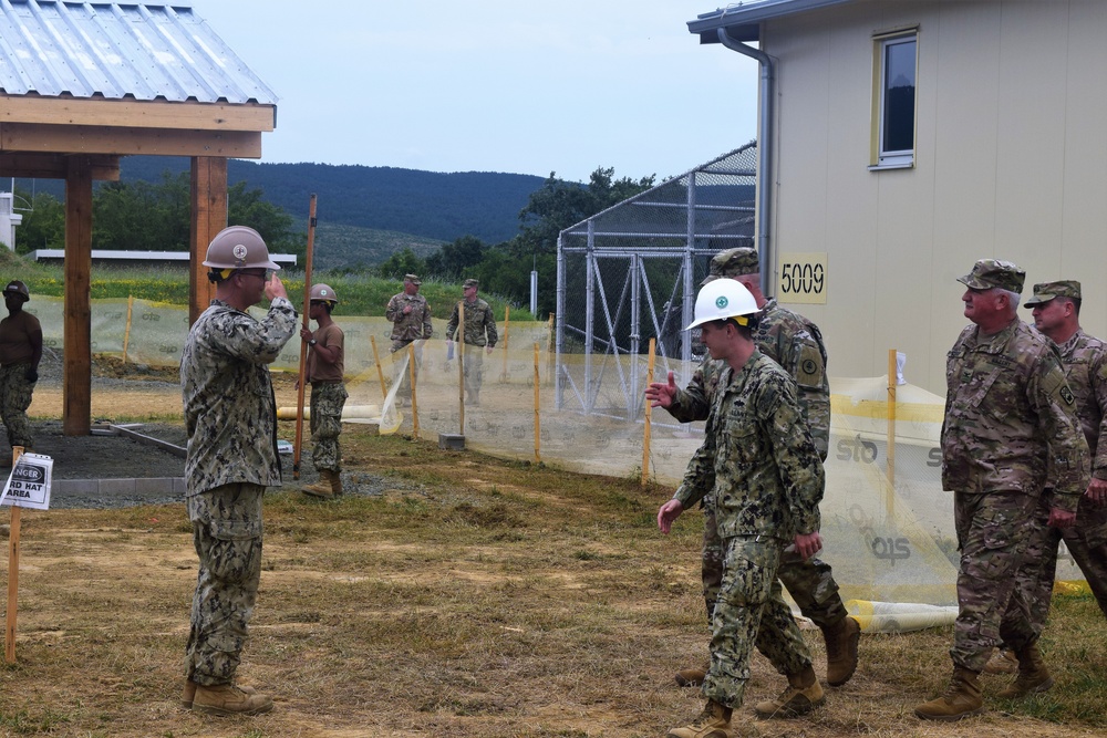 The Adjutant General, Tennessee National Guard, Visits Deployed Soldiers in Bulgaria