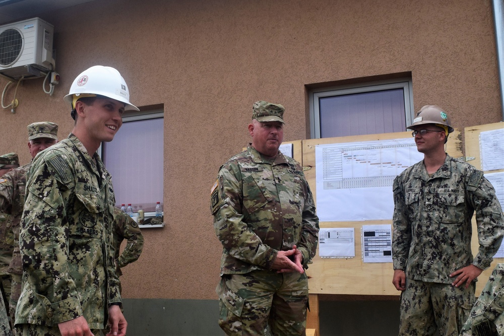 The Adjutant General, Tennessee National Guard, Visits Deployed Soldiers in Bulgaria