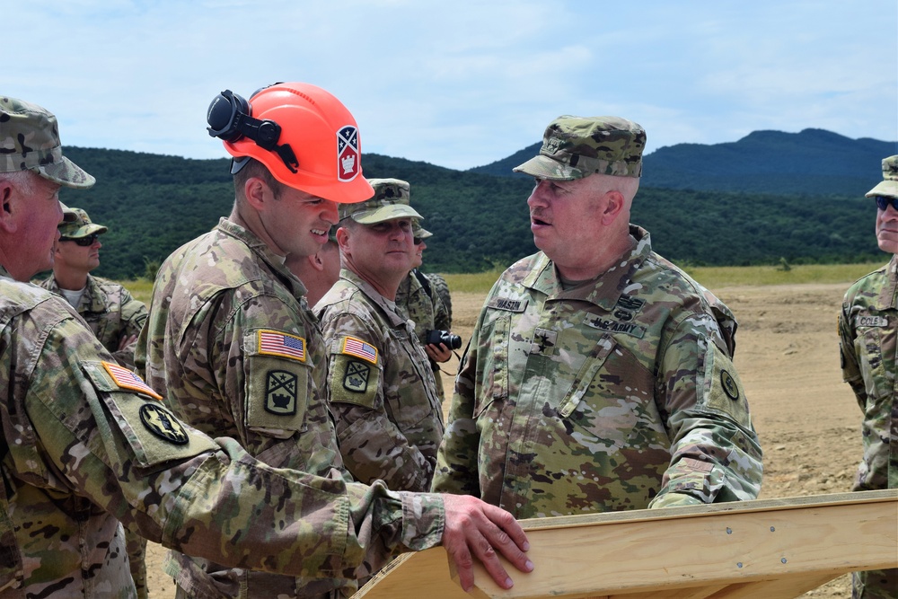 The Adjutant General, Tennessee National Guard, Visits Deployed Soldiers in Bulgaria