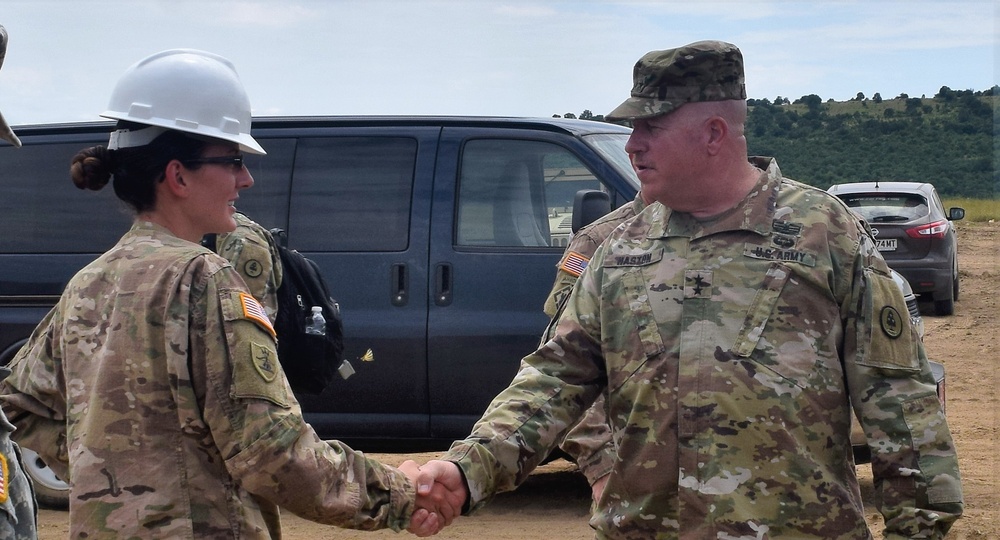 The Adjutant General, Tennessee National Guard, Visits Deployed Soldiers in Bulgaria