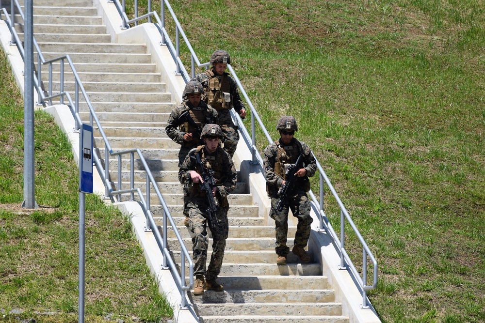 Soldiers, Marines, and Bulgarian Military Police Provide Base Security