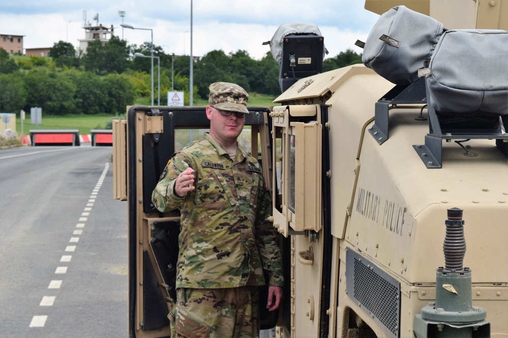 Soldiers, Marines, and Bulgarian Military Police Provide Base Security