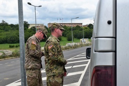 Soldiers, Marines, and Bulgarian Military Police Provide Base Security