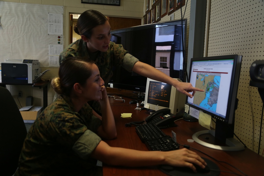METOC Marines forecast weather, keep air station safe