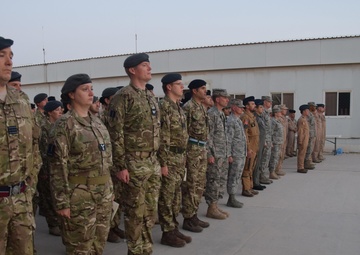 ANZAC Day ceremony begins the day in Southwest Asia