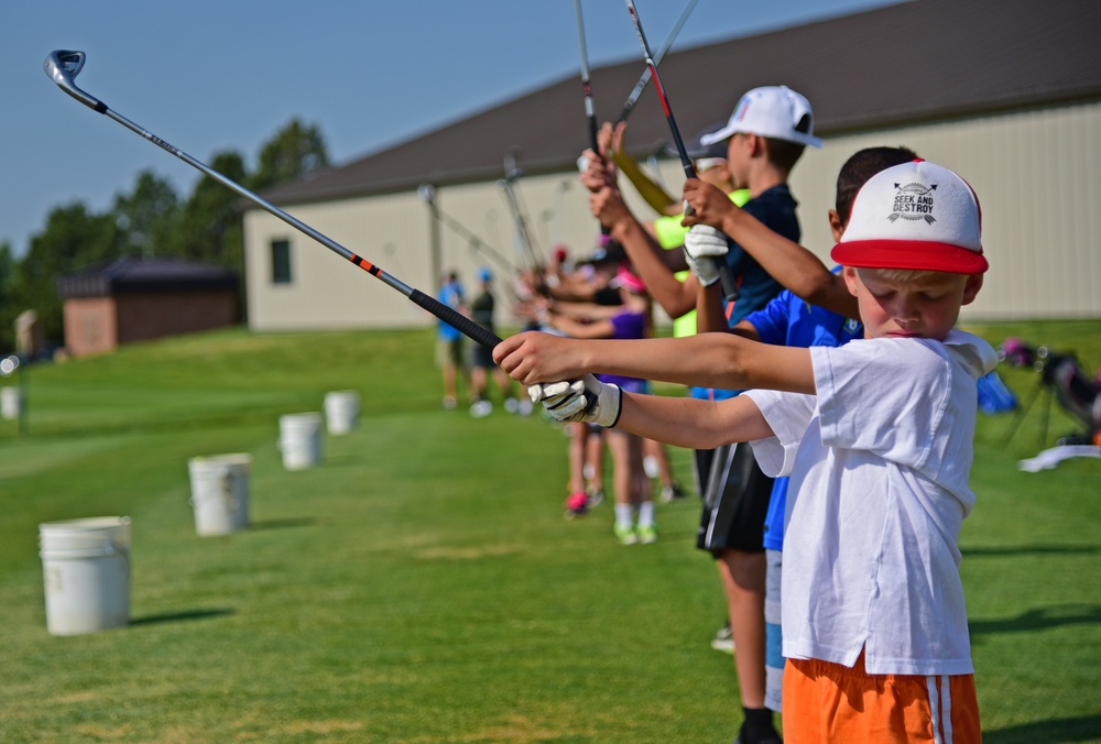 Kids hone skills at golf camp
