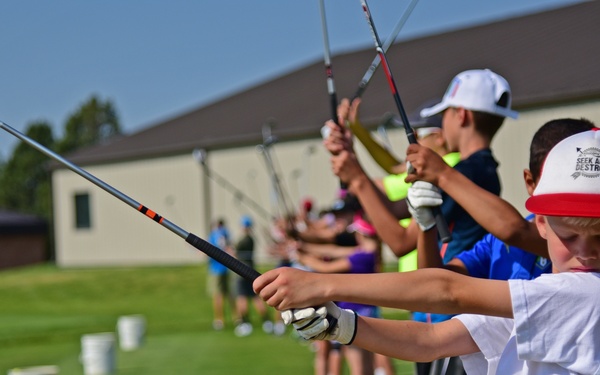 Kids hone skills at golf camp