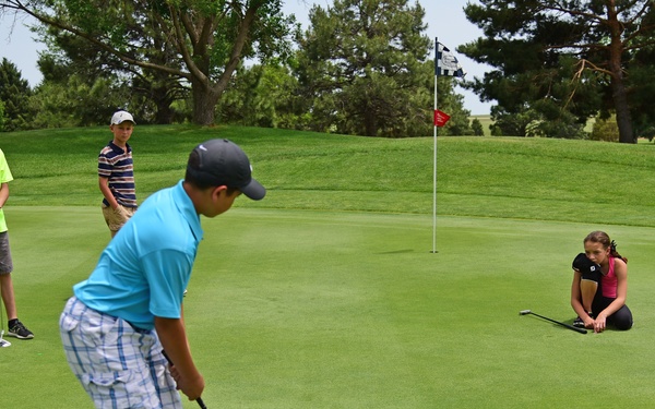 Kids hone skills at golf camp