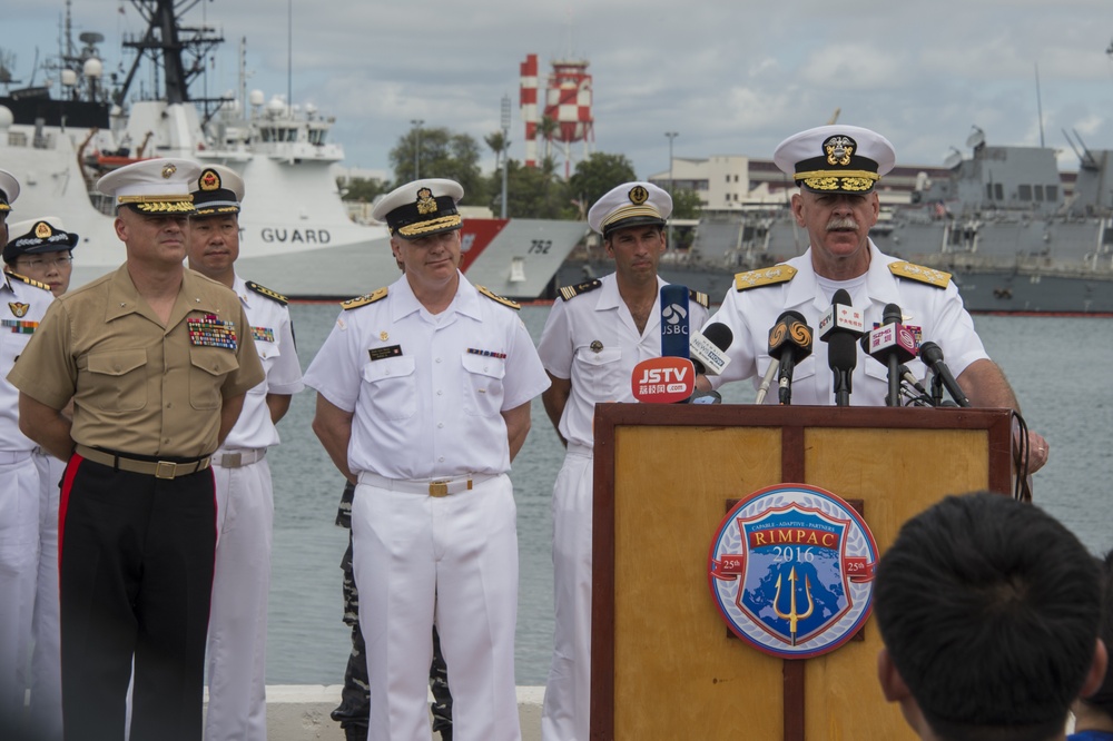 RIMPAC 2016 Opening Press Conference