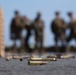 22nd MEU Alpha Co Marines fire weapons aboard Wasp
