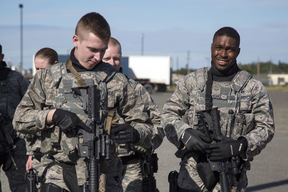 673rd Security Forces Squadron conducts high risk response training