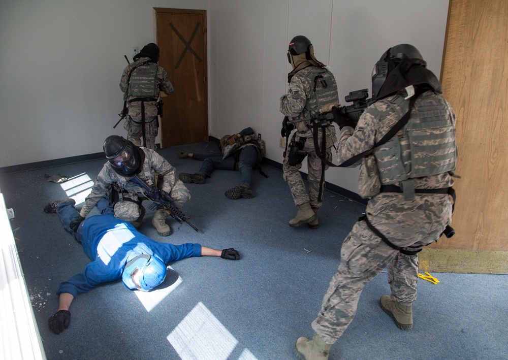 673rd Security Forces Squadron conducts high risk response training