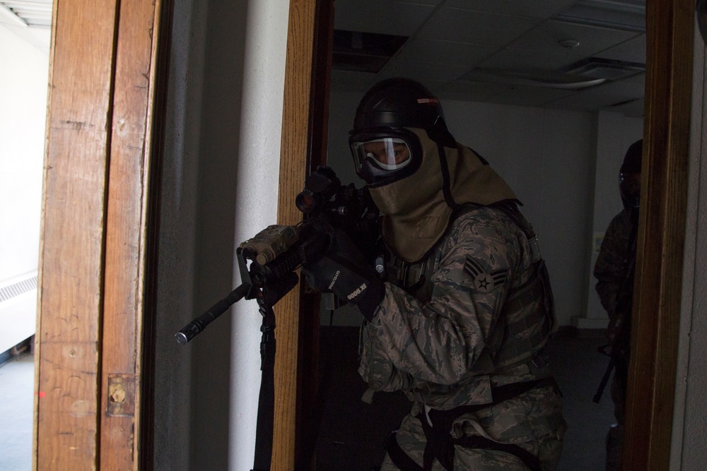 673rd Security Forces Squadron conducts high risk response training