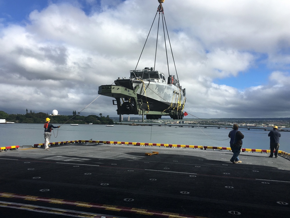 Riverine Command Boat Offload